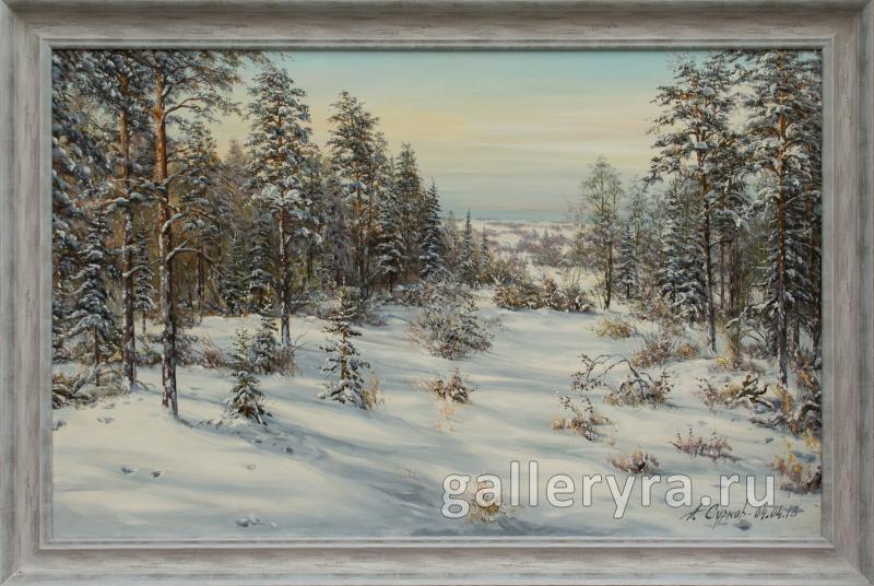 Картина Зимний лес 100058