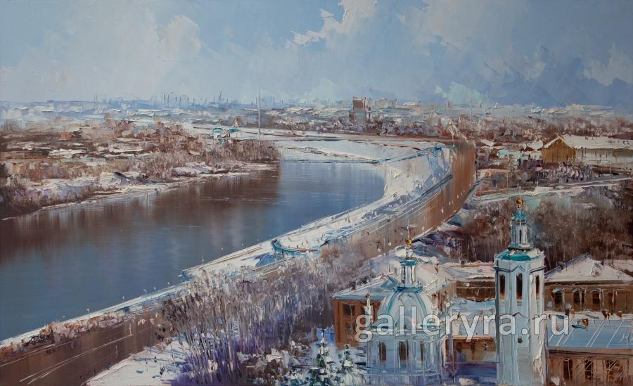 Картина Тюмень, первый снег 100585