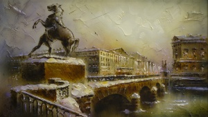 Картина Аничков мост 001017