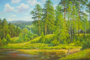 Картина Сосновый лес 002112