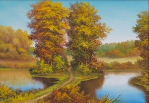 Картина Осенью 100035