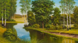 Картина Тропинка к реке 100049