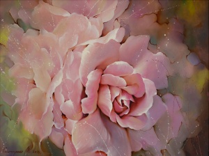 Картина Розовые розы 100330