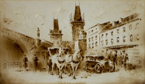 Картина Прага. Карлов Мост 100479
