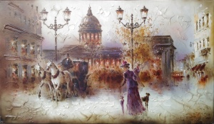 Картина СПб Казанский собор 001024