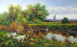 Картина На охоте 004031