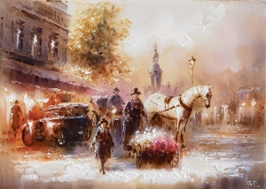 Картина Европейское ретро 180г Картина Европейское ретро 180г