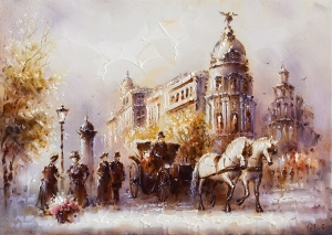 Картина Мадрид. Испания 184г