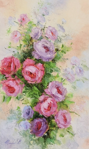 Картина Розовый дуэт 203г Картина Розовый дуэт 203г