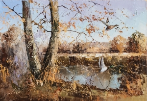 Картина Дыхание осени 210г