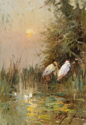 Картина Журавли 288г Картина Журавли 288г