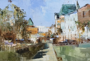 Картина "Виды Нижнего Новгорода" 45Г